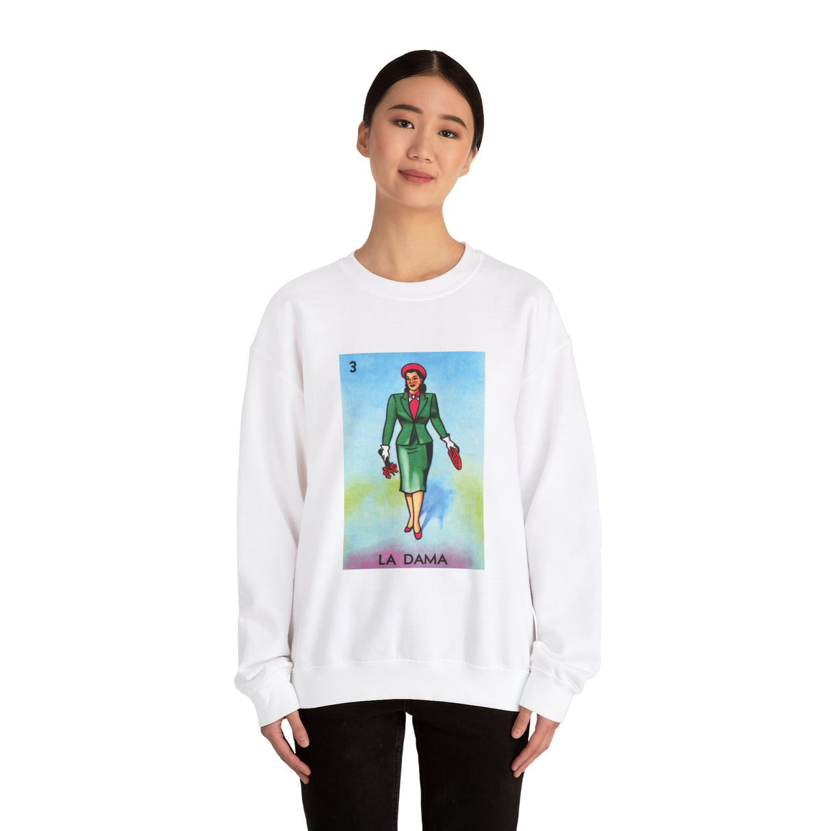 La Dama - Loteria Crewneck Sweatshirt