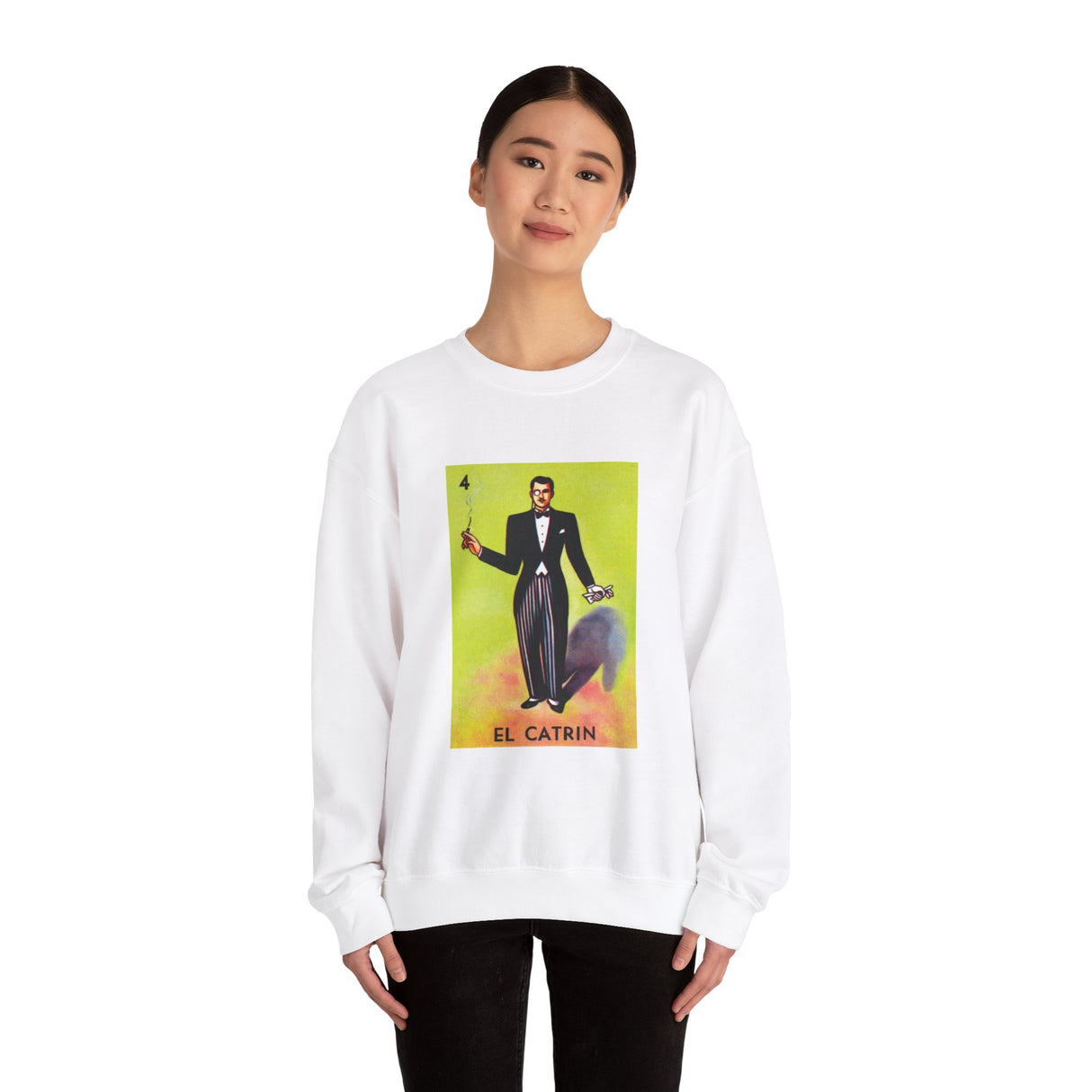 El Catrin - Loteria Crewneck Sweatshirt