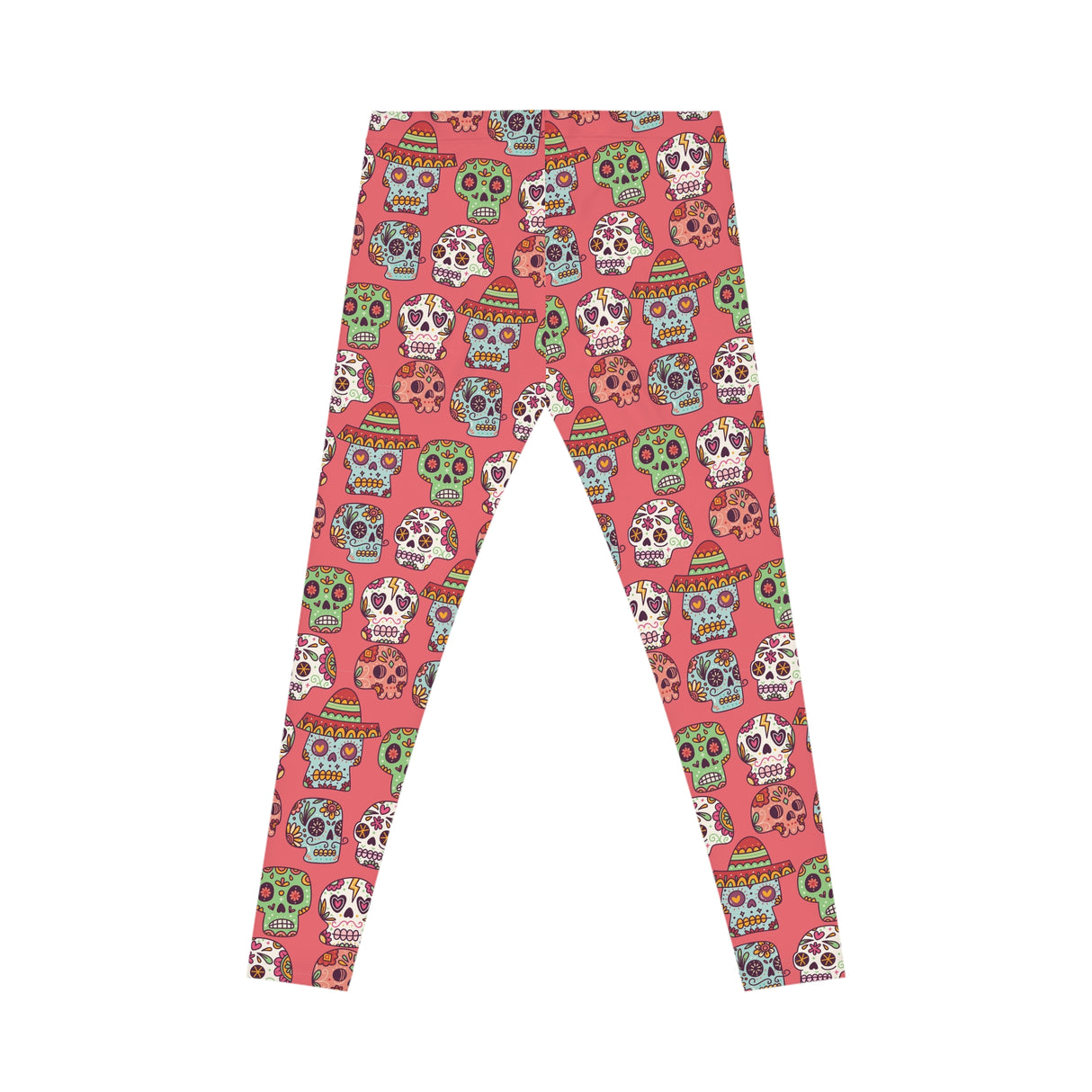 Rosy Day Dia De Los Muertos Leggings