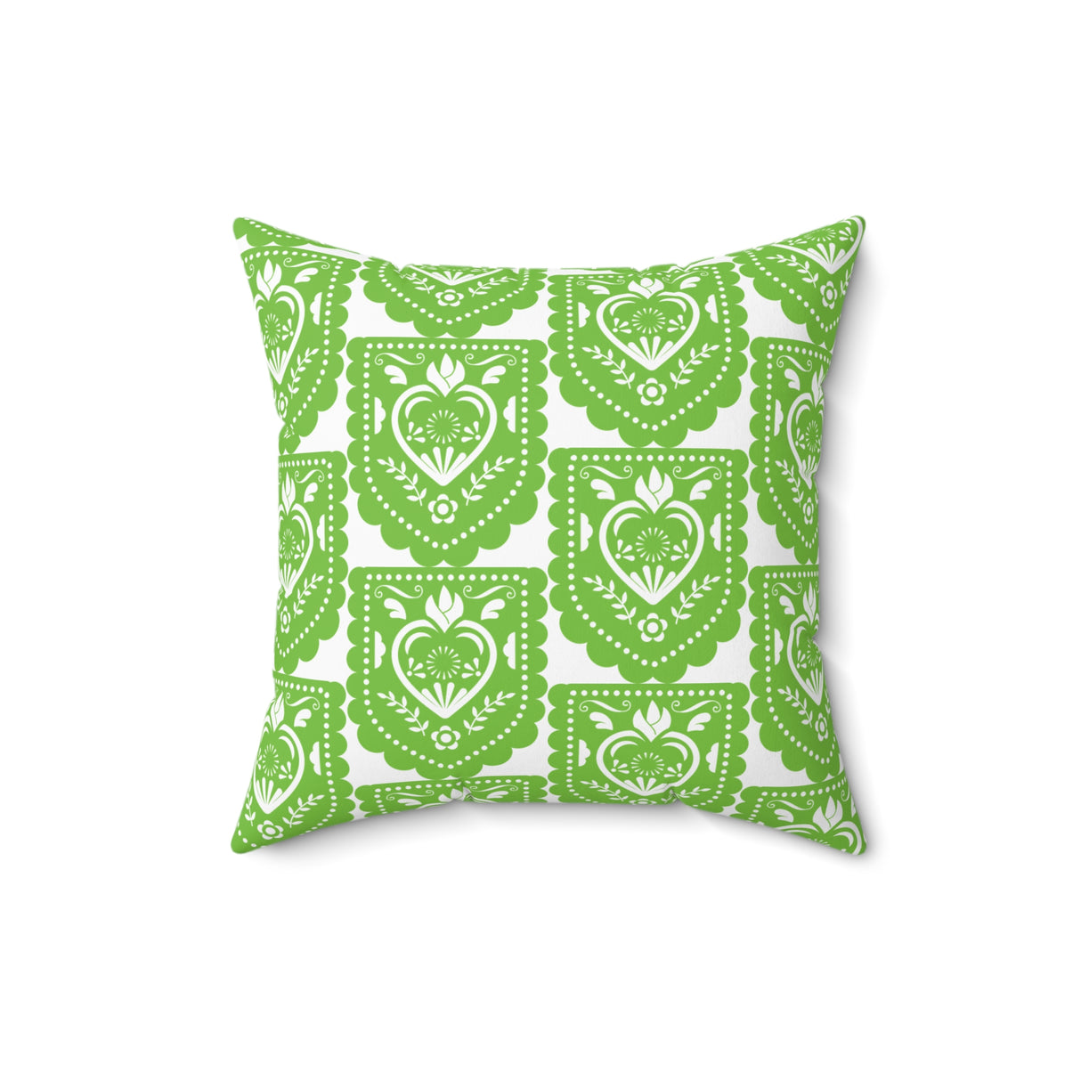 Papel Picado Corazon Pillow