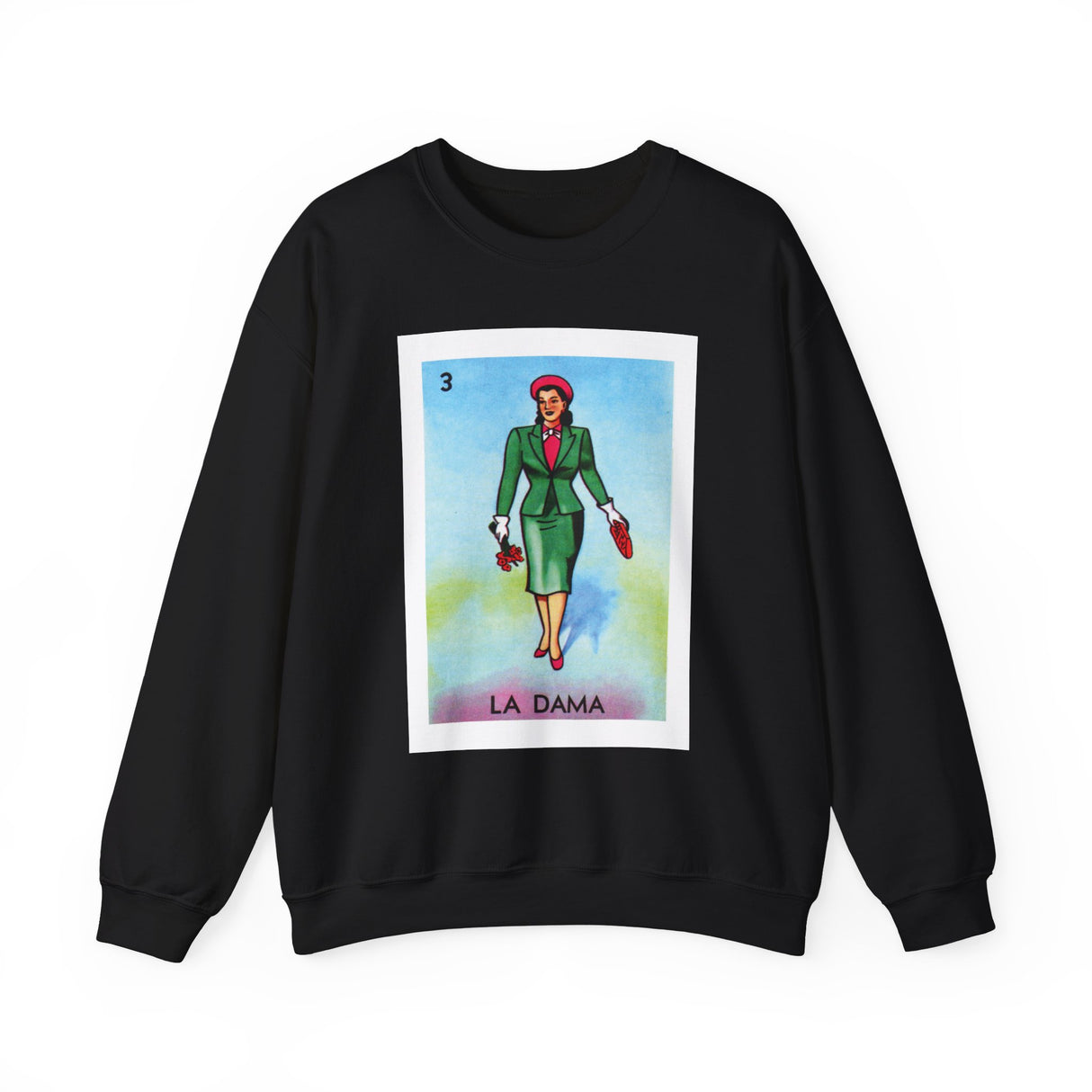 La Dama - Loteria Crewneck Sweatshirt
