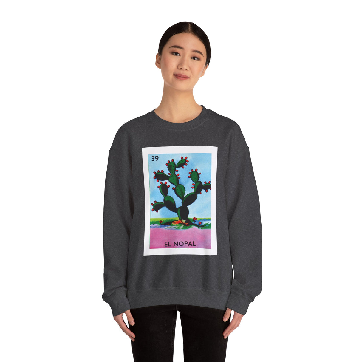 El Nopal- Loteria Crewneck Sweatshirt