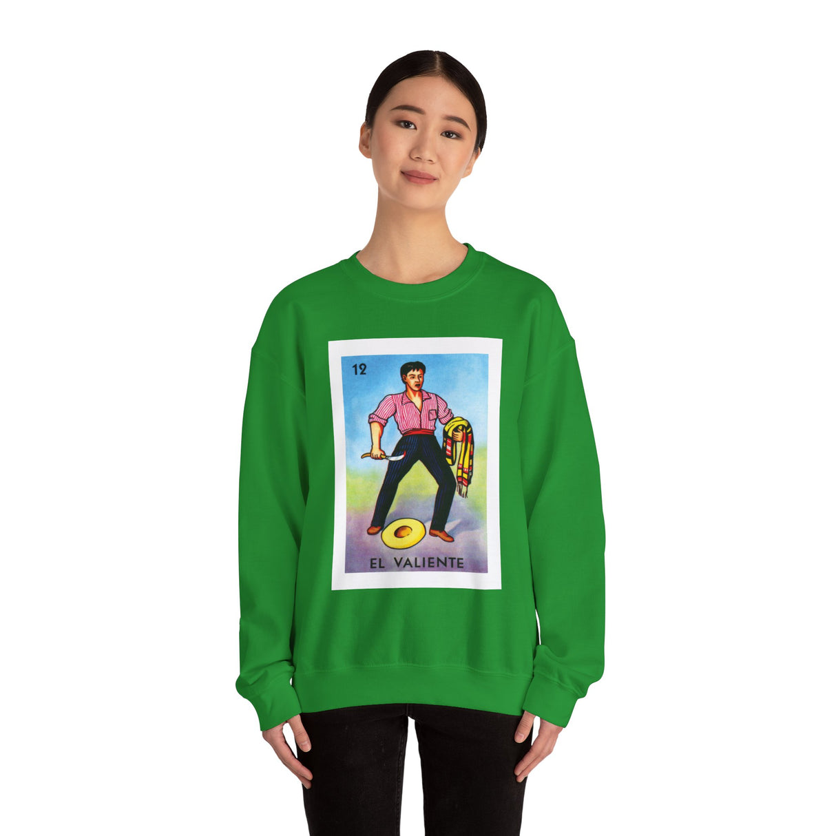 El Valiente - Loteria Crewneck Sweatshirt