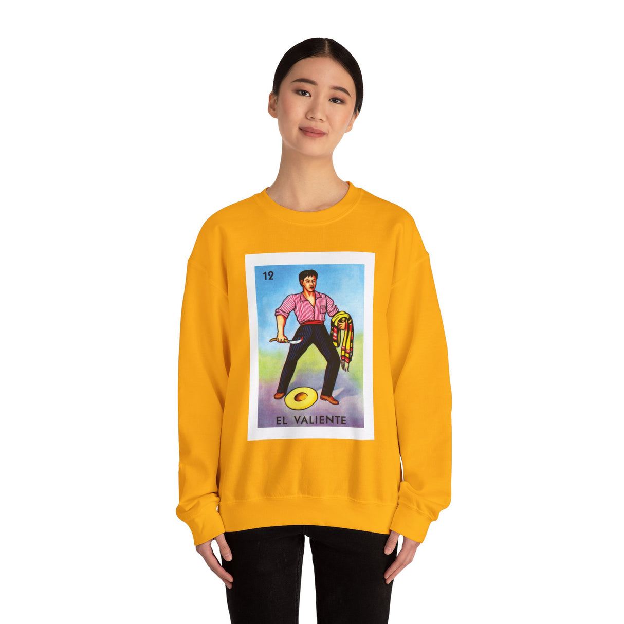 El Valiente - Loteria Crewneck Sweatshirt