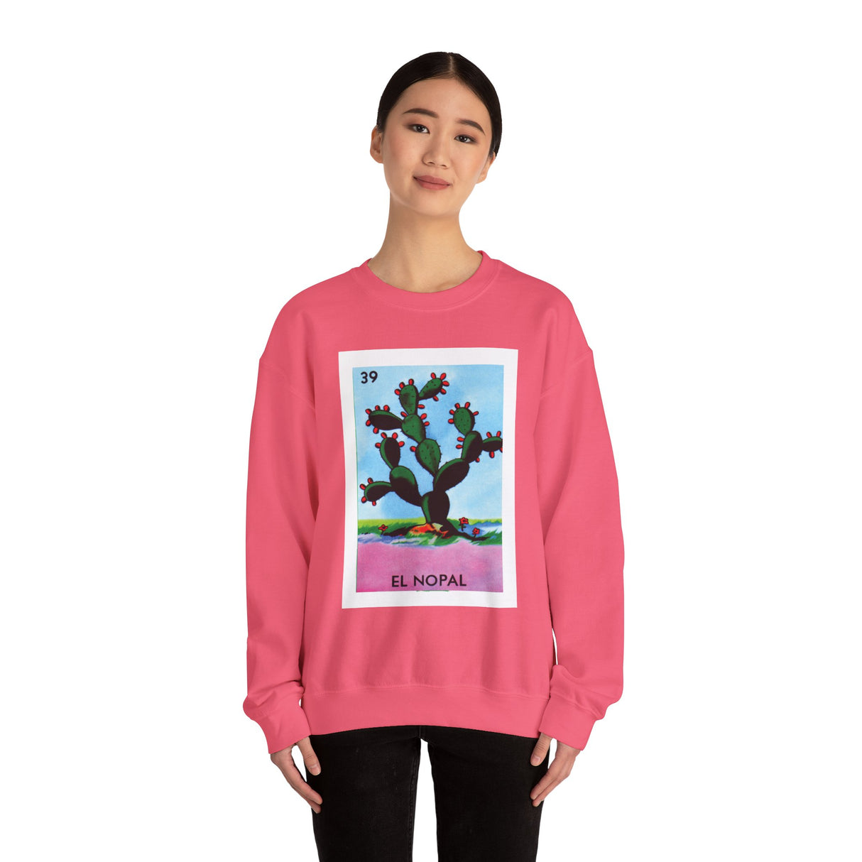 El Nopal- Loteria Crewneck Sweatshirt
