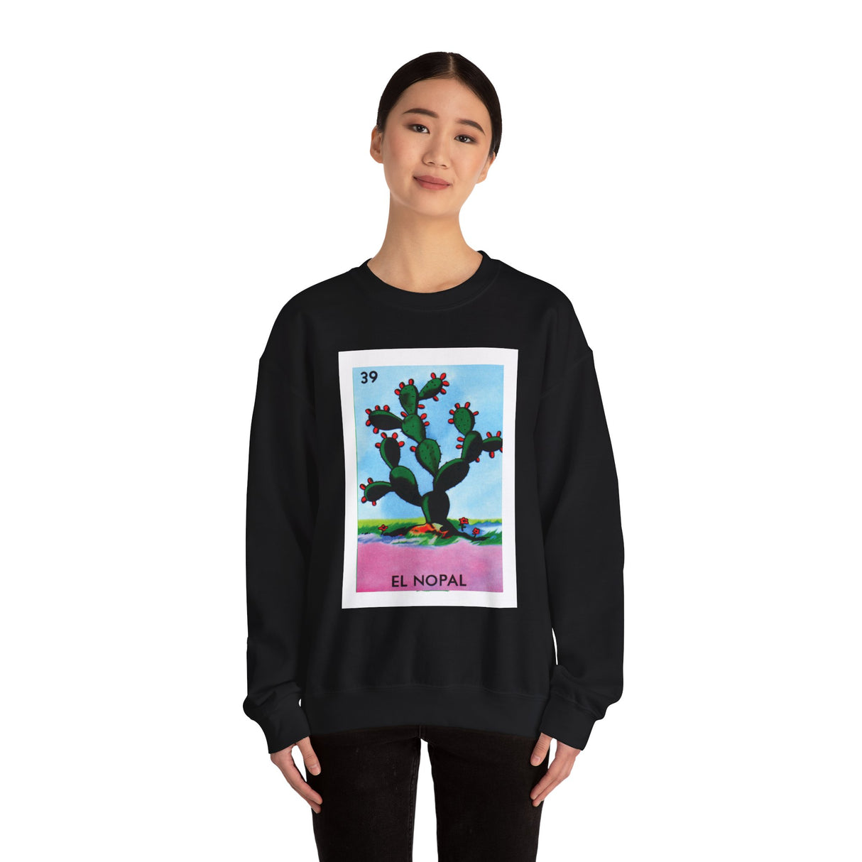 El Nopal- Loteria Crewneck Sweatshirt