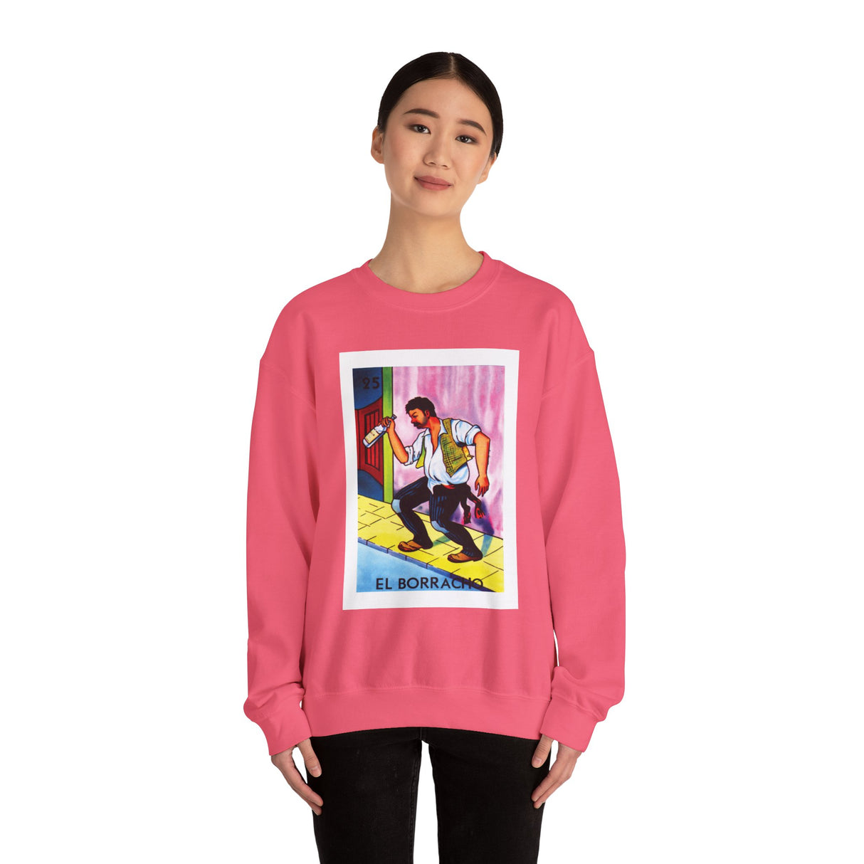 El Borracho - Loteria Crewneck Sweatshirt