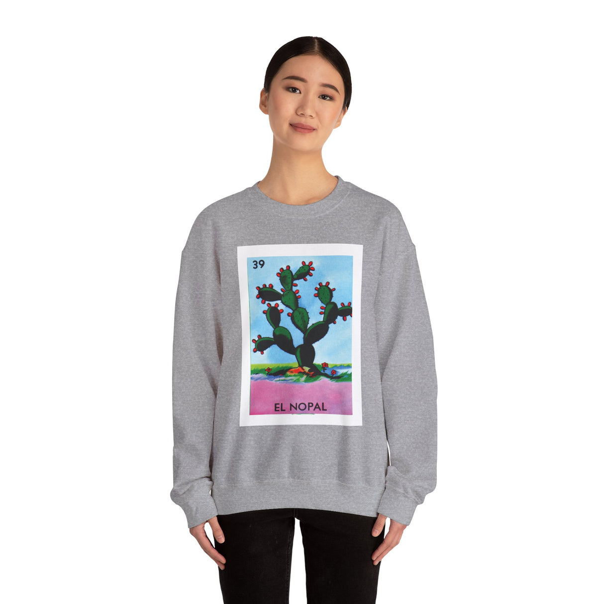 El Nopal- Loteria Crewneck Sweatshirt