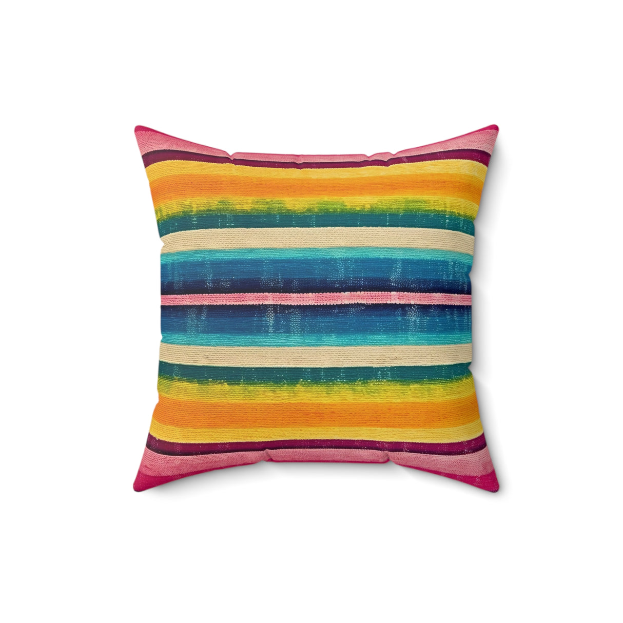 Mexican Serape Square Pillow