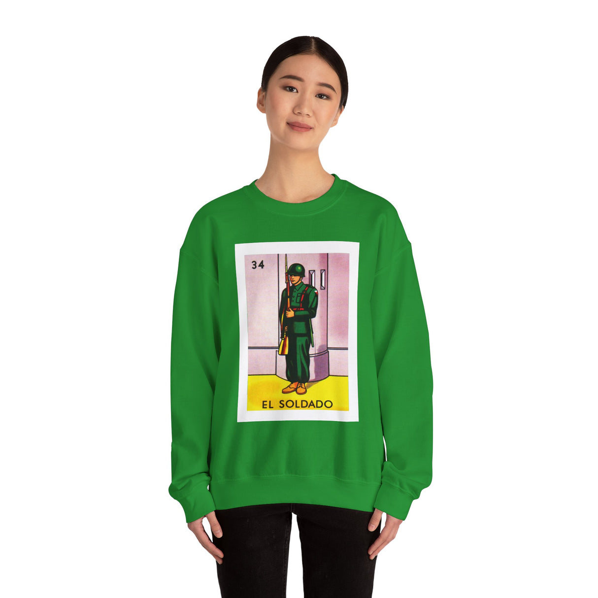 El Soldado - Loteria Crewneck Sweatshirt