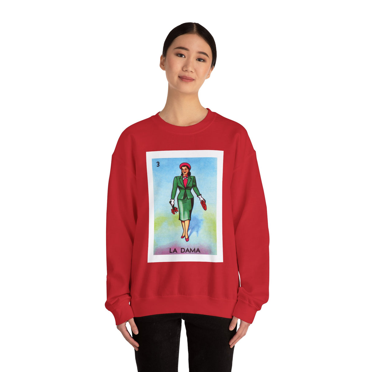 La Dama - Loteria Crewneck Sweatshirt
