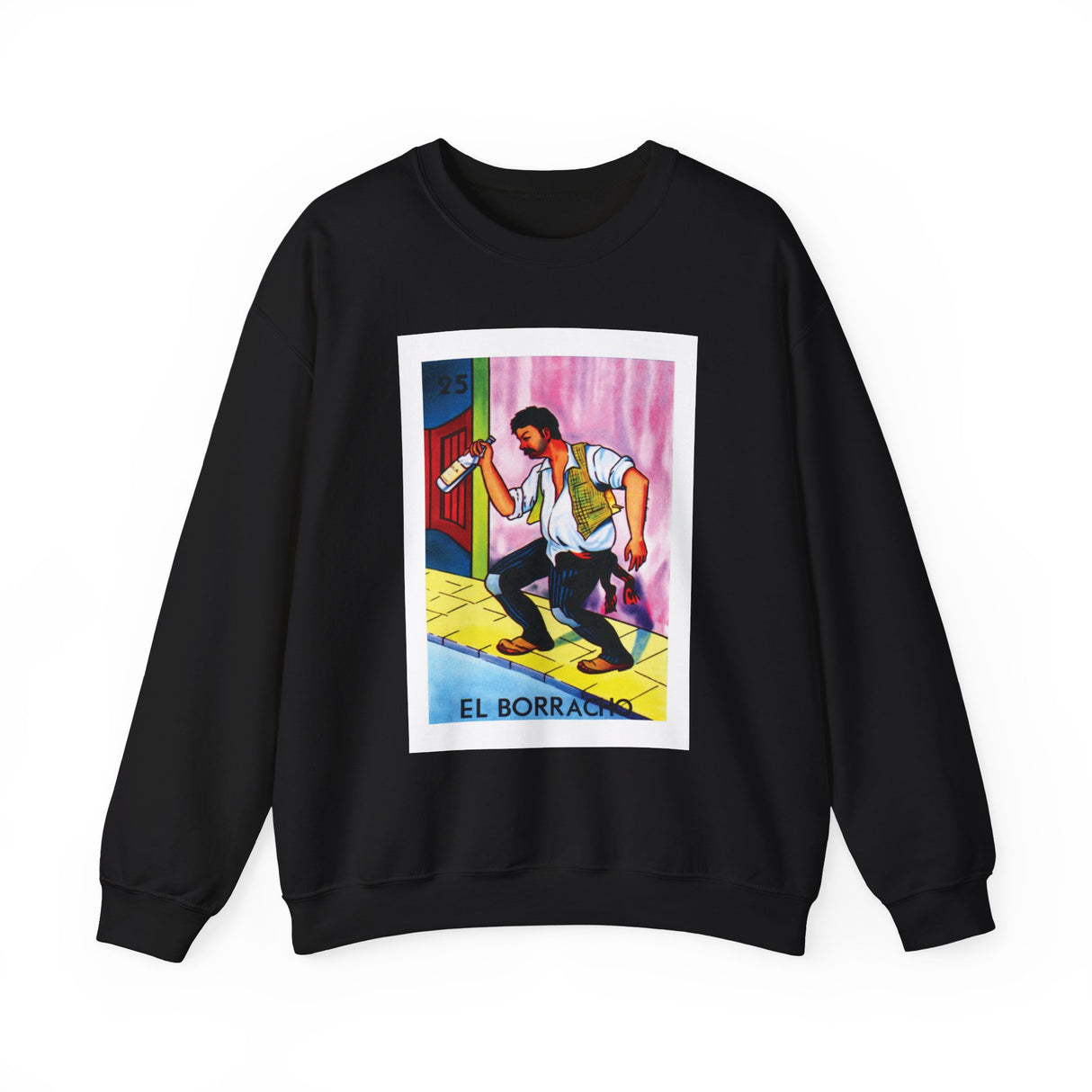El Borracho - Loteria Crewneck Sweatshirt