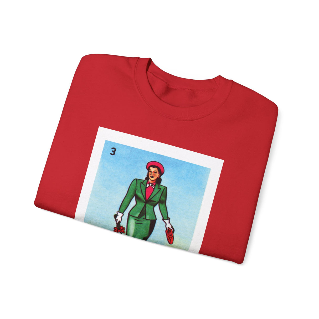 La Dama - Loteria Crewneck Sweatshirt