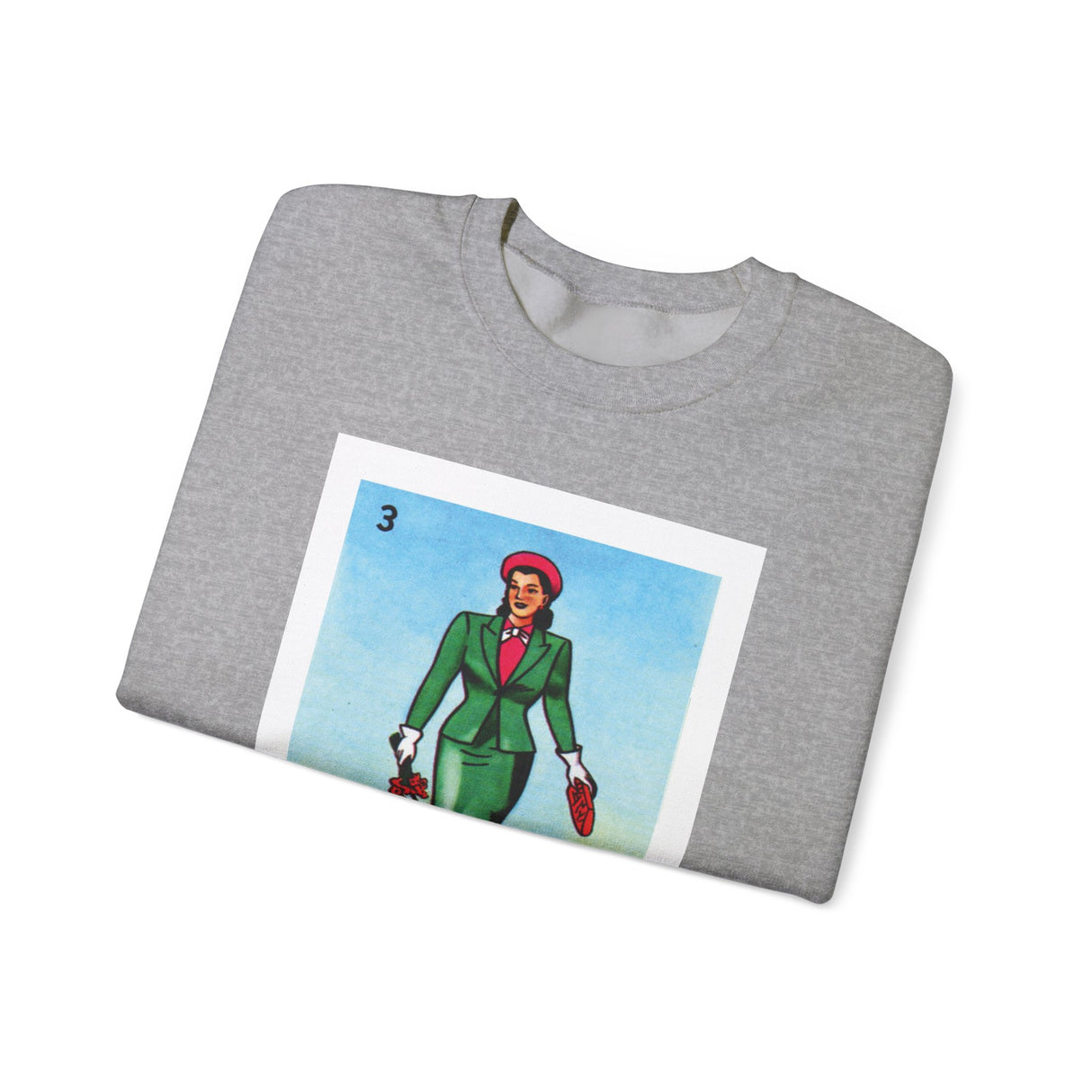 La Dama - Loteria Crewneck Sweatshirt