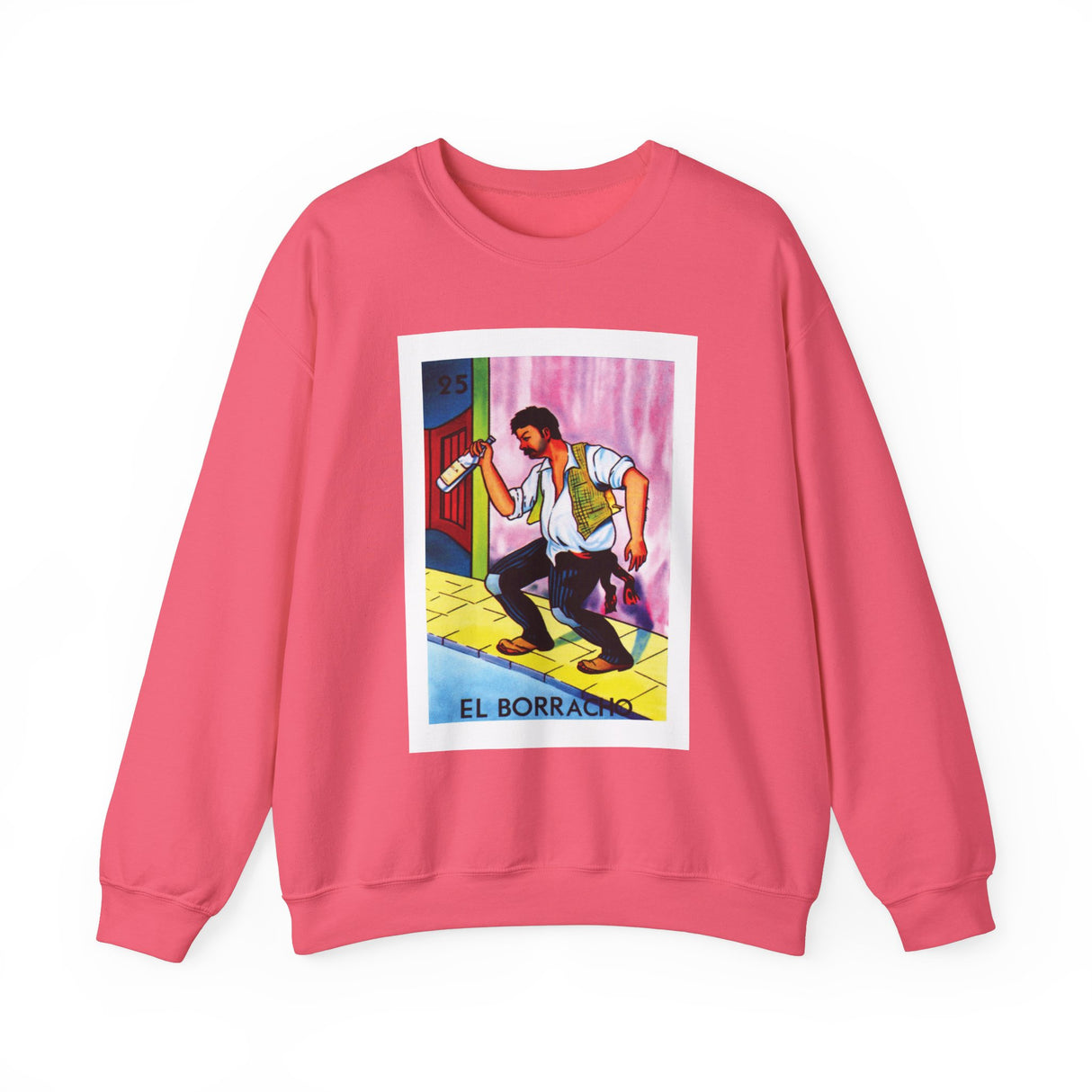 El Borracho - Loteria Crewneck Sweatshirt