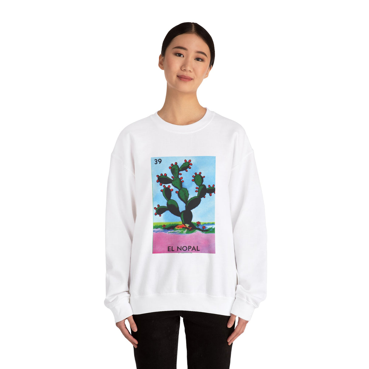 El Nopal- Loteria Crewneck Sweatshirt