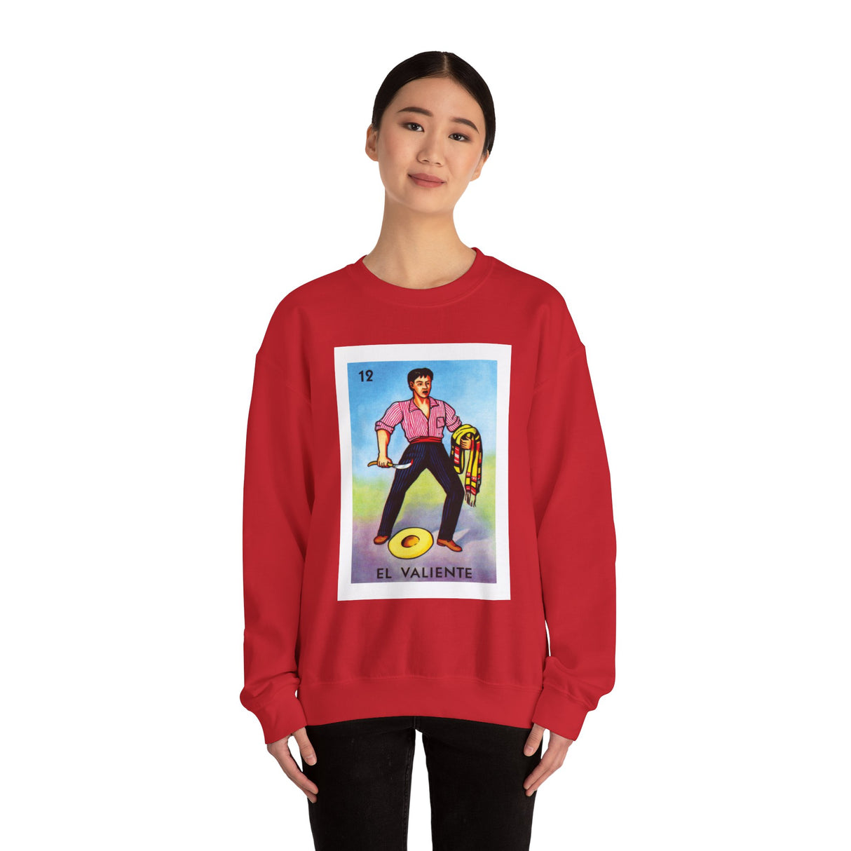 El Valiente - Loteria Crewneck Sweatshirt
