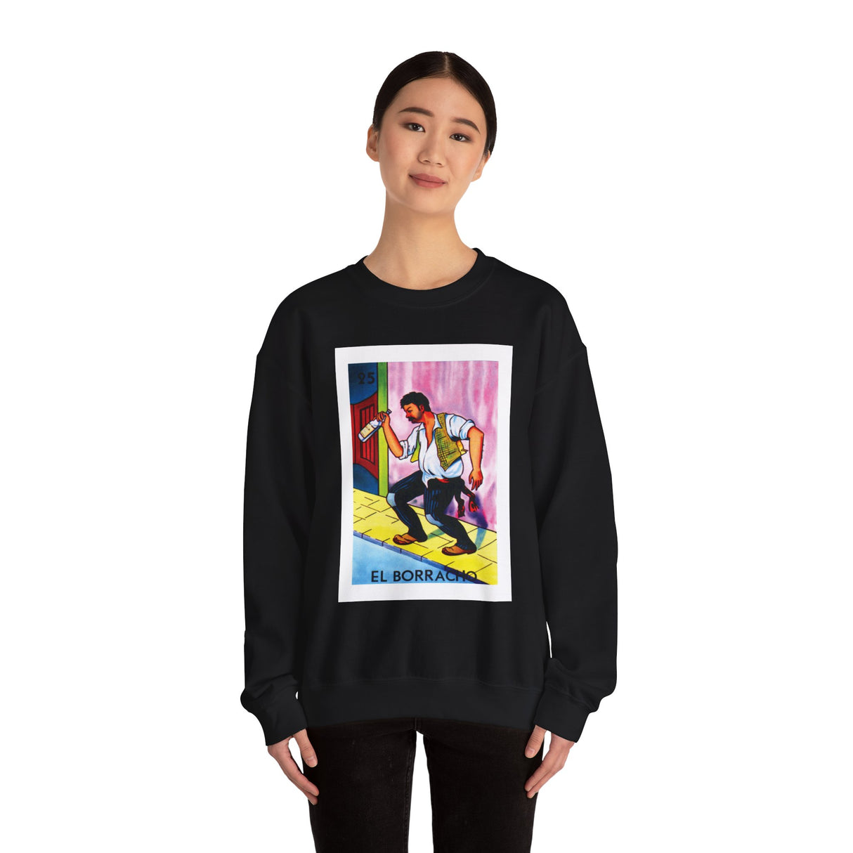 El Borracho - Loteria Crewneck Sweatshirt