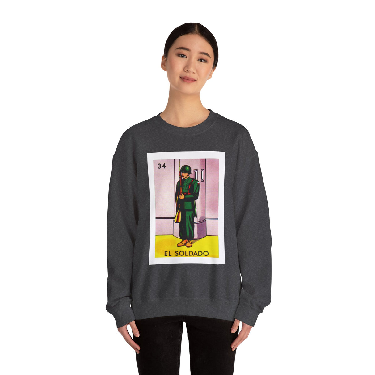 El Soldado - Loteria Crewneck Sweatshirt