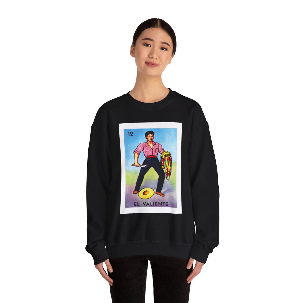 El Valiente - Loteria Crewneck Sweatshirt