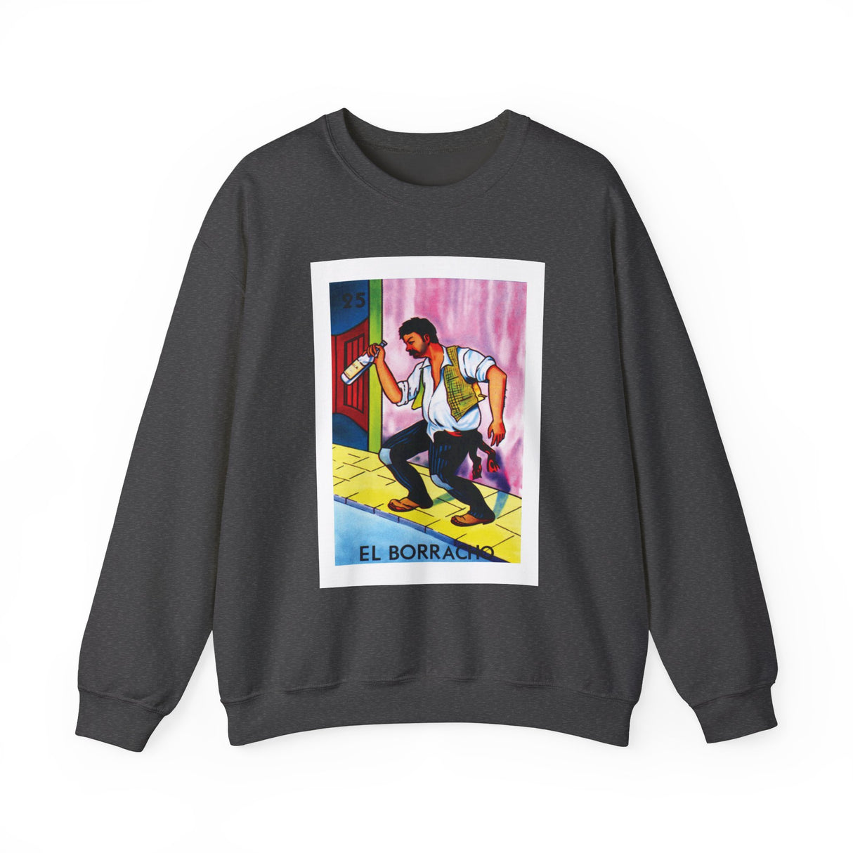 El Borracho - Loteria Crewneck Sweatshirt