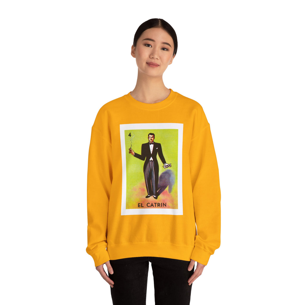 El Catrin - Loteria Crewneck Sweatshirt