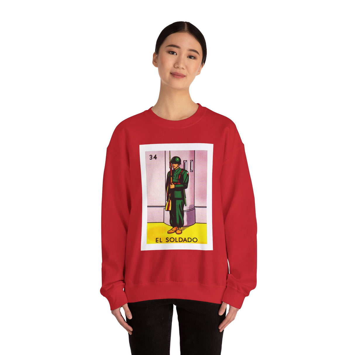 El Soldado - Loteria Crewneck Sweatshirt