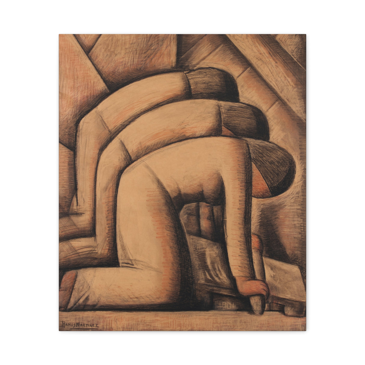 Las Tortilleras Print- Alfredo Ramos Martínez