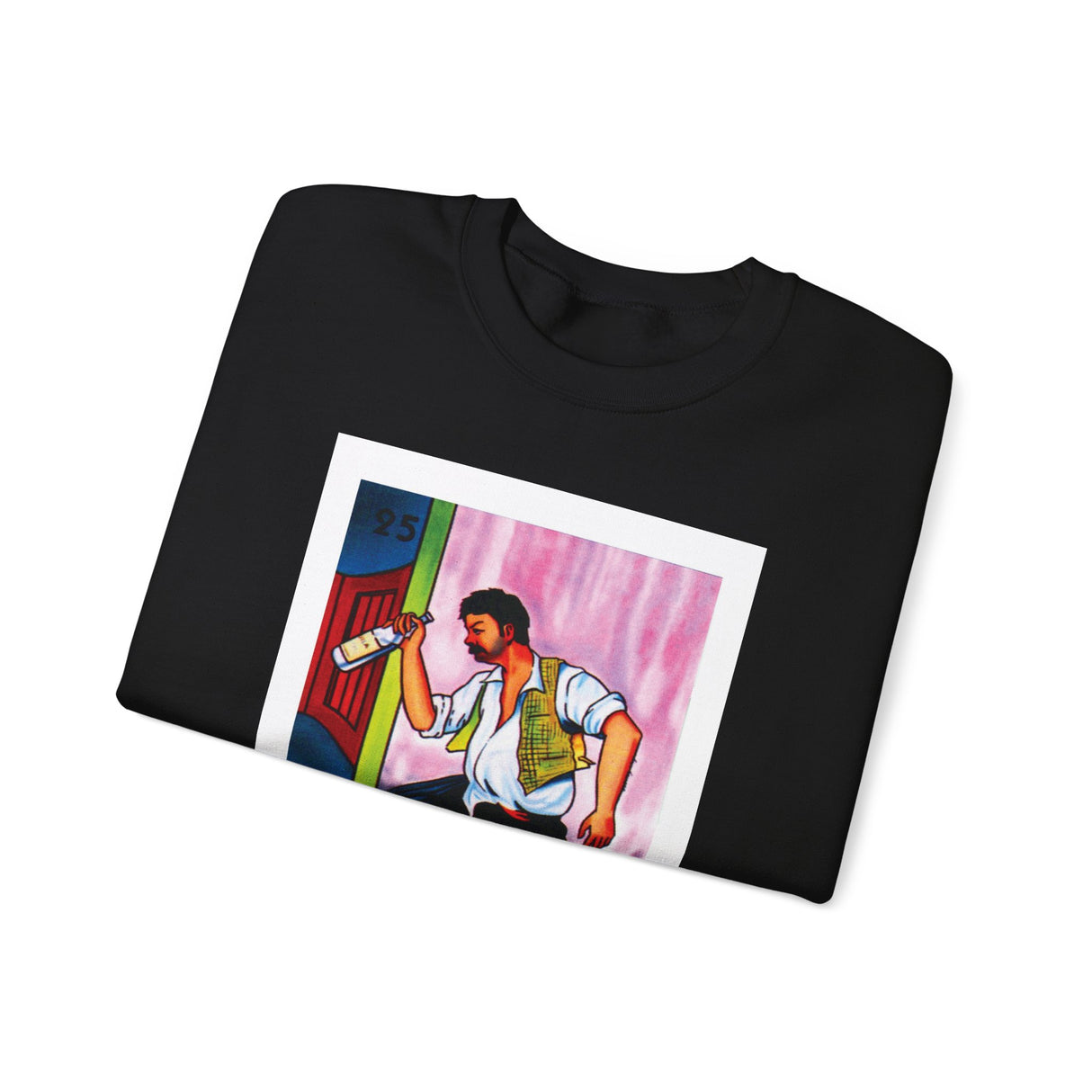 El Borracho - Loteria Crewneck Sweatshirt