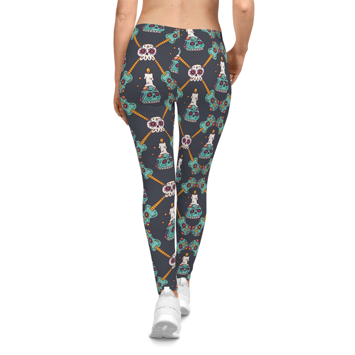 Strum Along Dia De Los Muertos Leggings