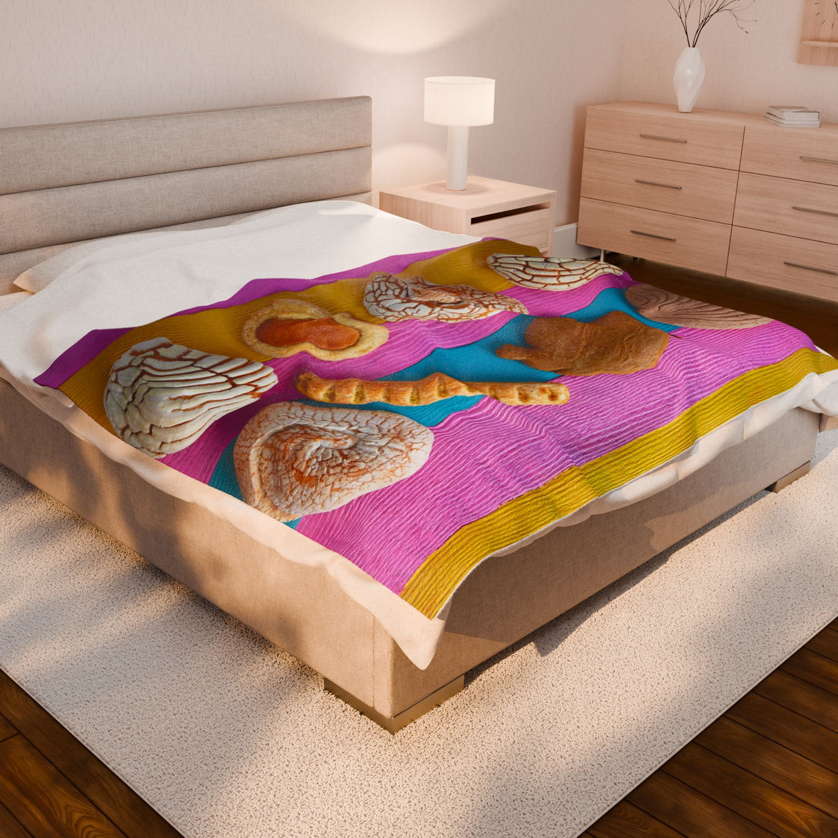 Concha Sweet Bread - Blanket