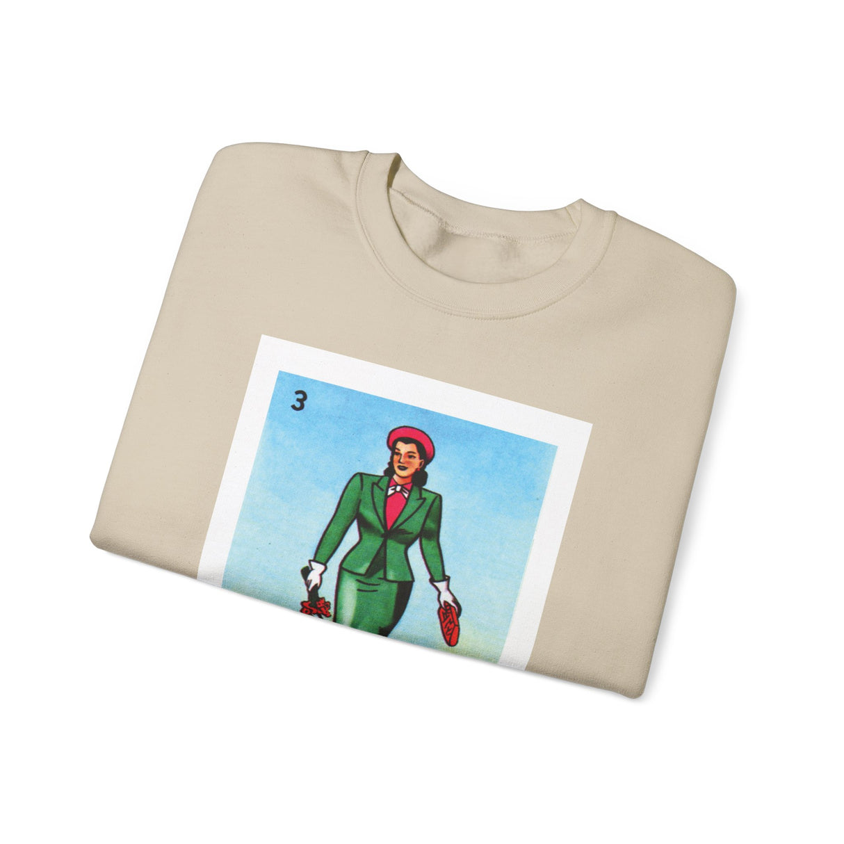 La Dama - Loteria Crewneck Sweatshirt