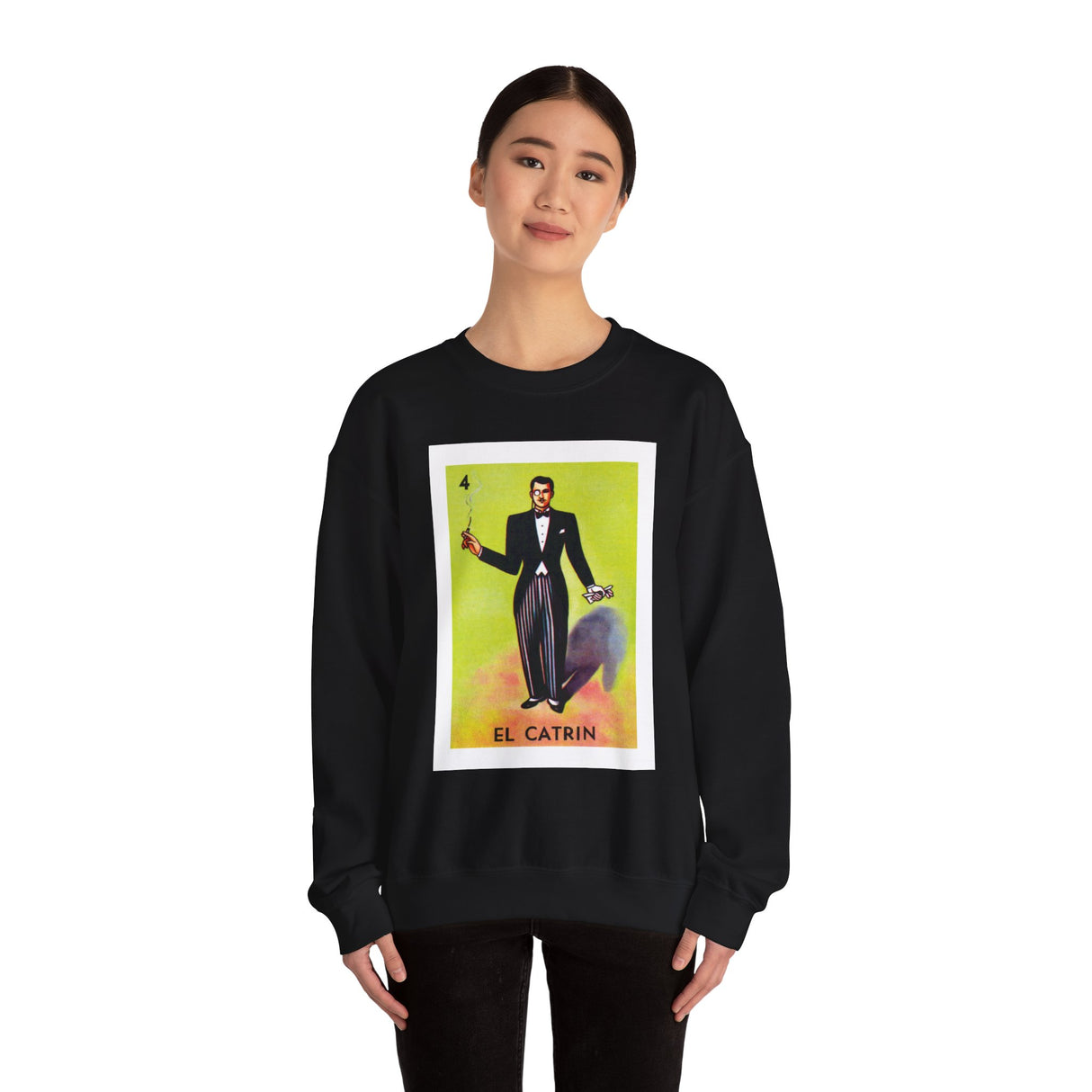 El Catrin - Loteria Crewneck Sweatshirt