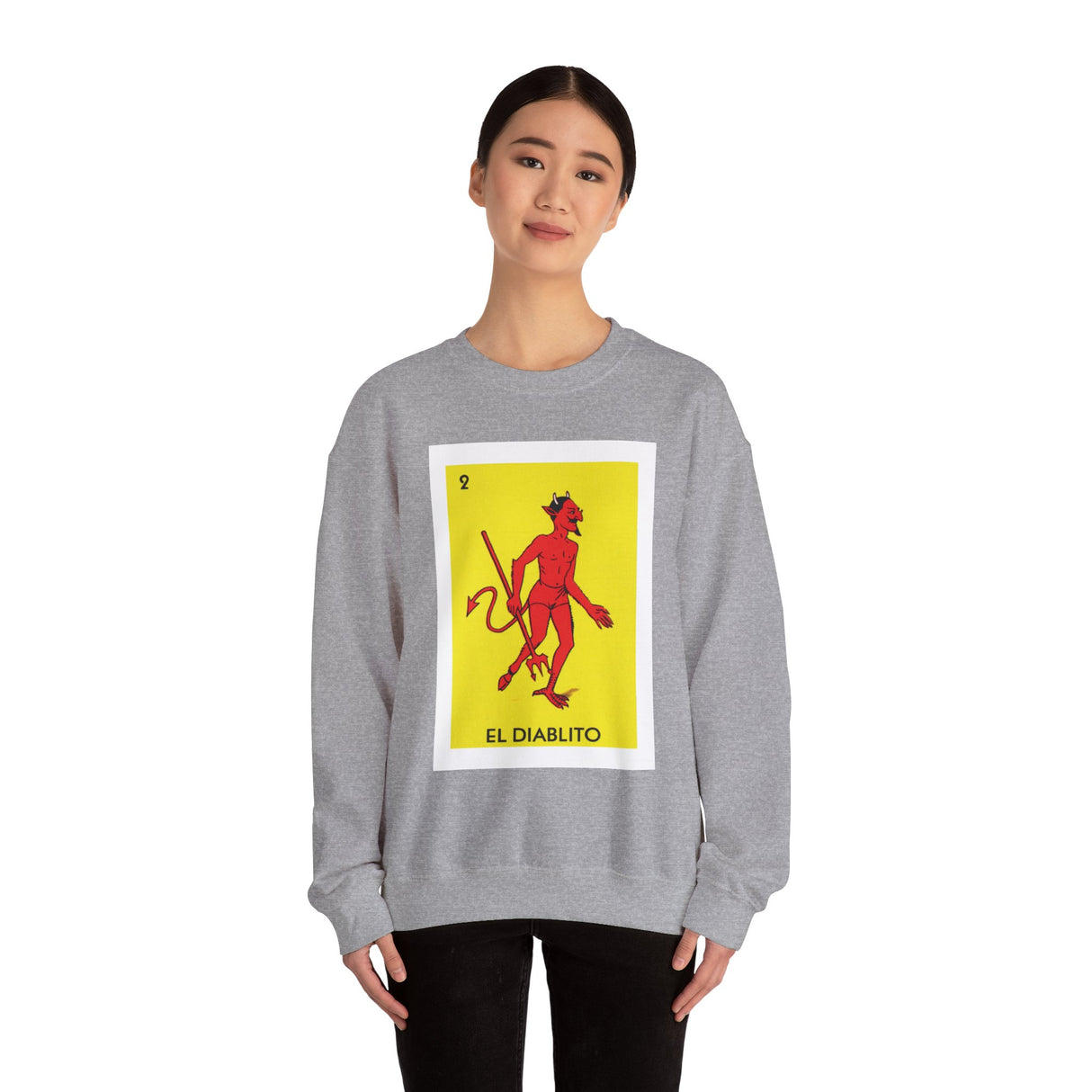El Diablito - Loteria Crewneck Sweatshirt