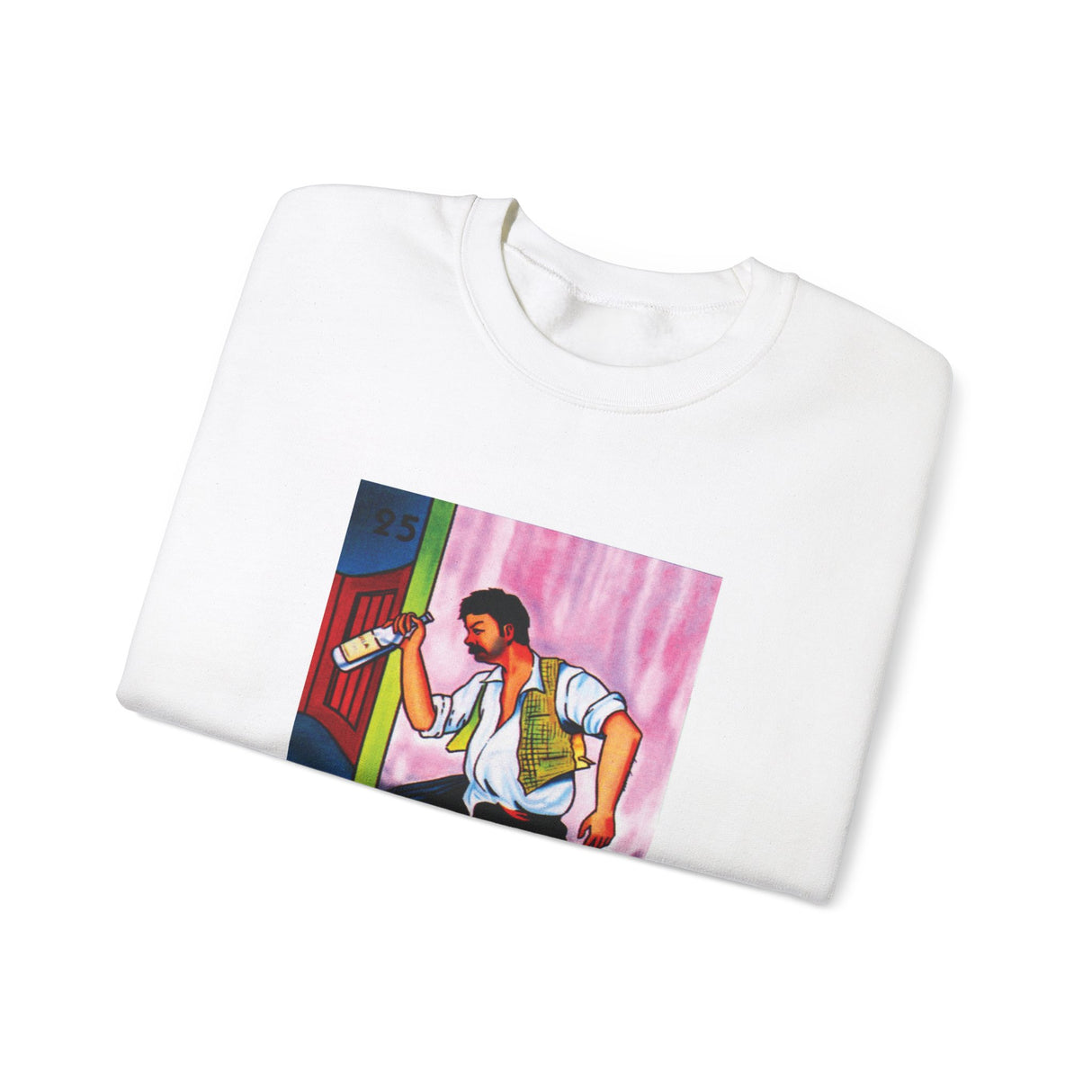 El Borracho - Loteria Crewneck Sweatshirt