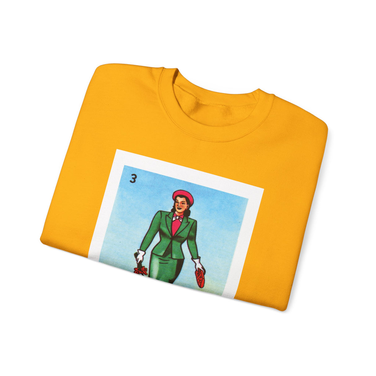 La Dama - Loteria Crewneck Sweatshirt