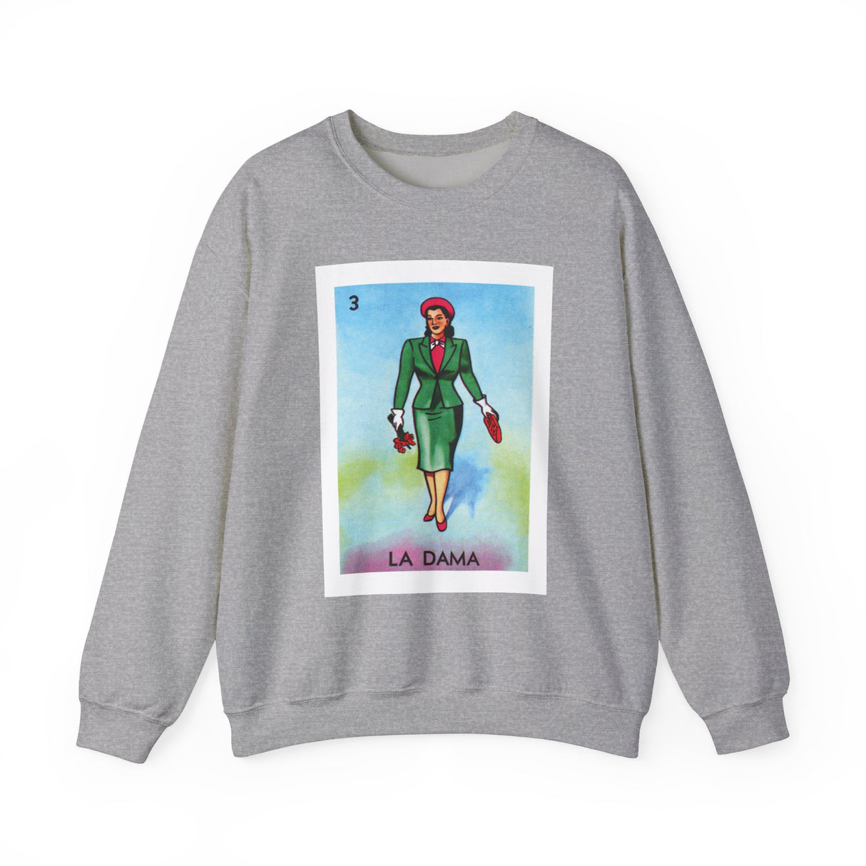 La Dama - Loteria Crewneck Sweatshirt
