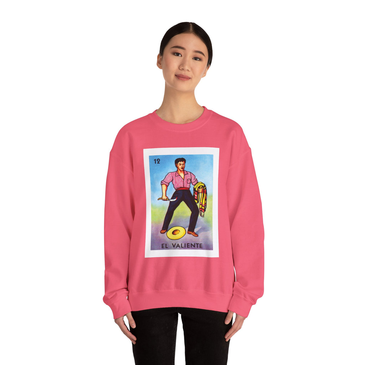 El Valiente - Loteria Crewneck Sweatshirt