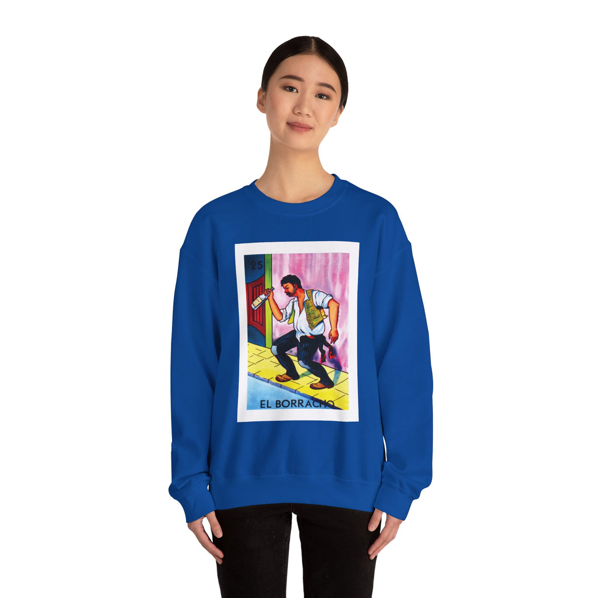 El Borracho - Loteria Crewneck Sweatshirt