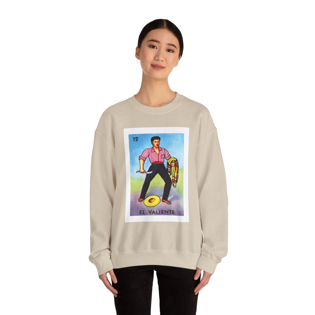 El Valiente - Loteria Crewneck Sweatshirt