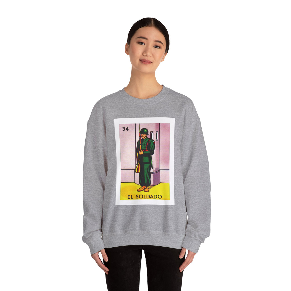 El Soldado - Loteria Crewneck Sweatshirt