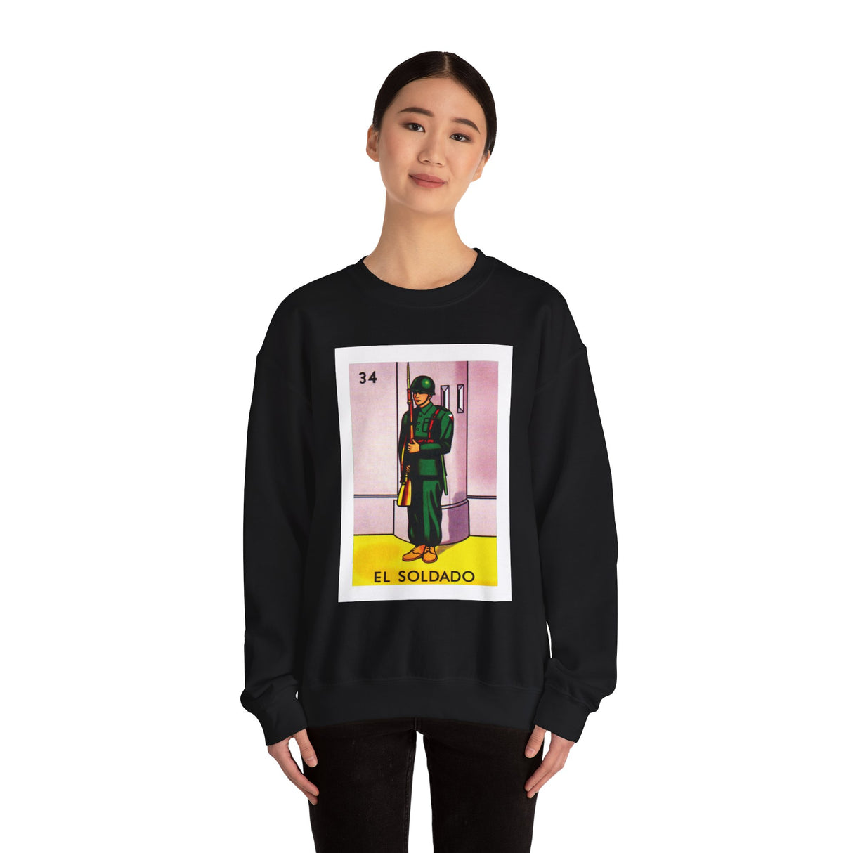 El Soldado - Loteria Crewneck Sweatshirt