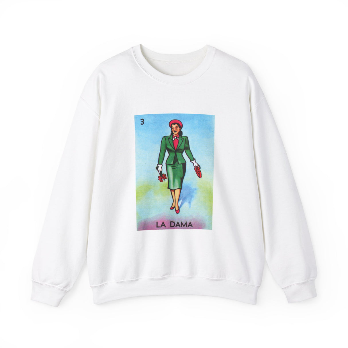 La Dama - Loteria Crewneck Sweatshirt