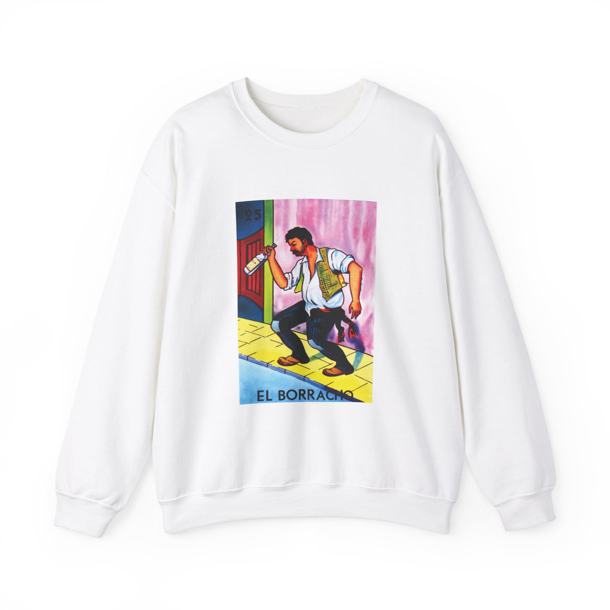 El Borracho - Loteria Crewneck Sweatshirt