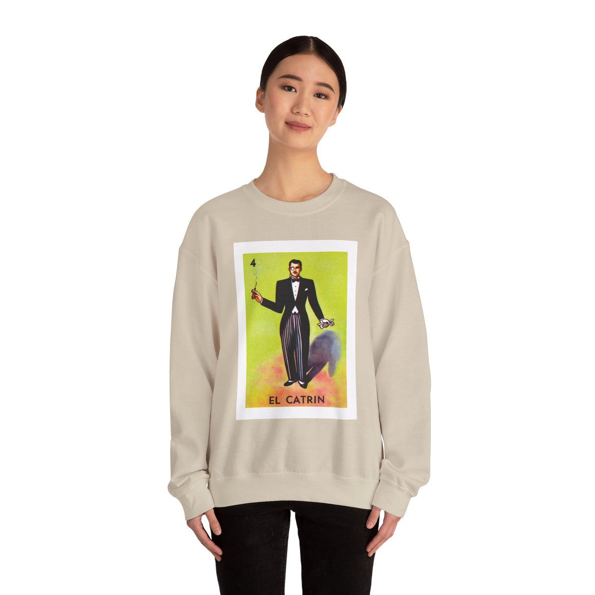El Catrin - Loteria Crewneck Sweatshirt