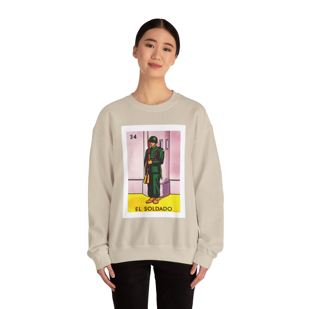 El Soldado - Loteria Crewneck Sweatshirt