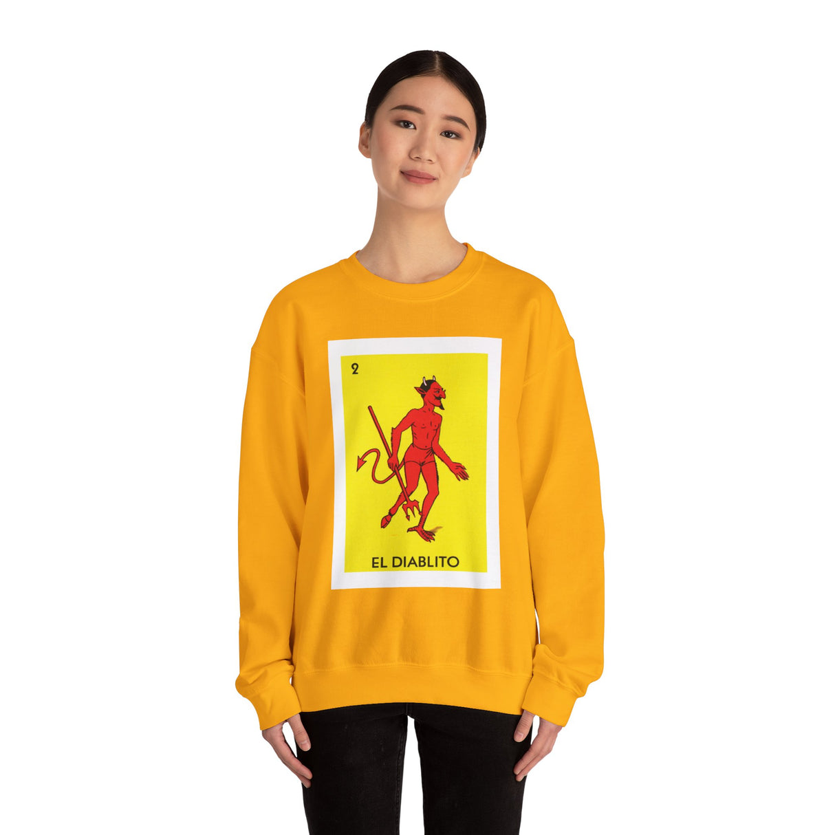 El Diablito - Loteria Crewneck Sweatshirt