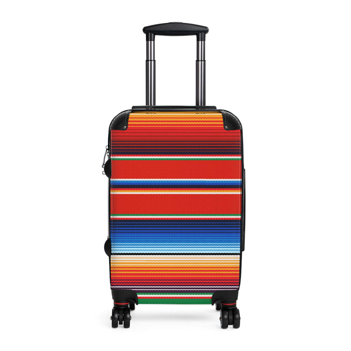 Vibrant Serape Suitcase - Travel Luggage