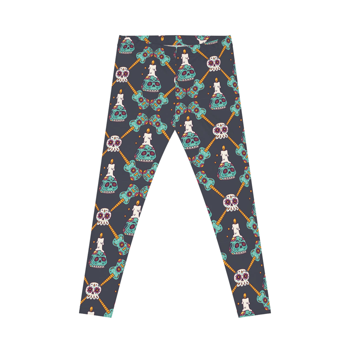 Strum Along Dia De Los Muertos Leggings