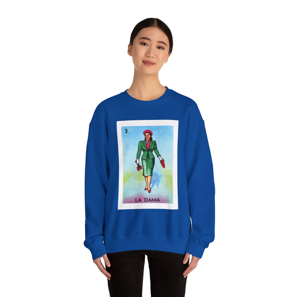 La Dama - Loteria Crewneck Sweatshirt